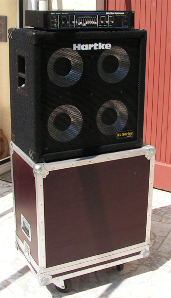 Photo annonce Tete Hartke HA3500 & corps 410XL en flight