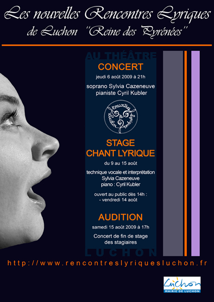 Photo annonce Stage de Chant Rencontres Lyriques Luchon