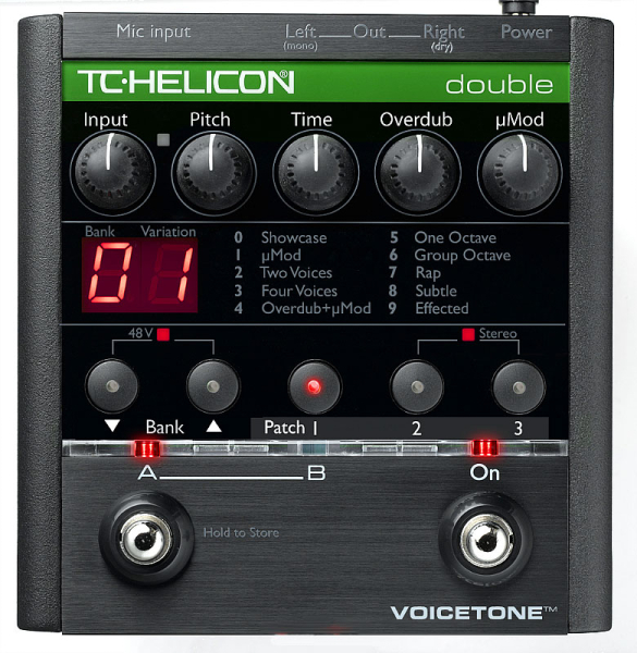 Photo annonce TC Helicon VoiceTone Double & synth
