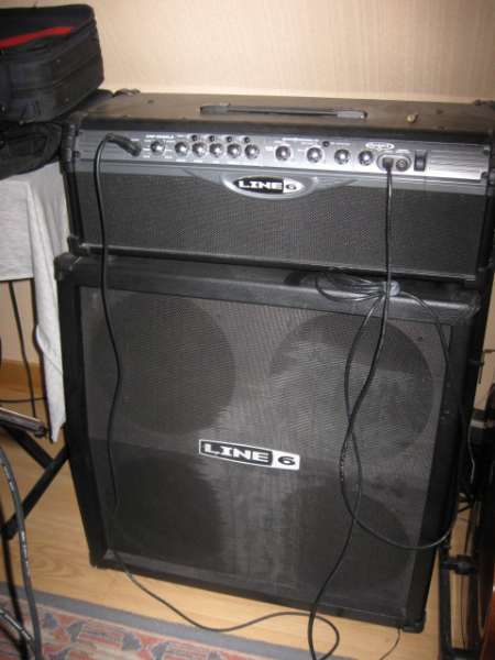 Photo : Ampli Line 6 Spider II & Baffle