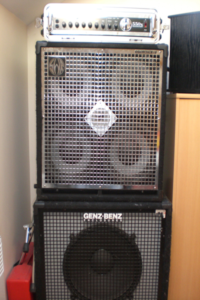 Photo : Ampli SWR 550 & 2 enceintes SWR + Genz Benz
