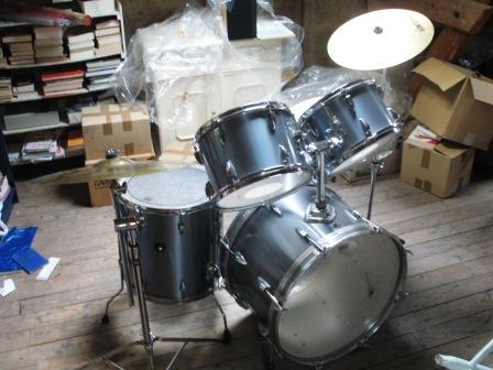 Photo annonce Batterie Tama Rockstar Complete gris metal
