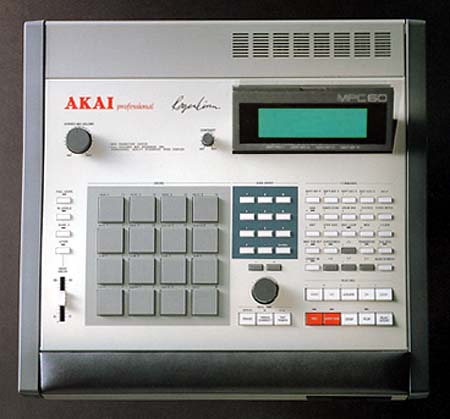 Photo annonce Akai MPC 60 Roger Linn & Carte Marion SCSI