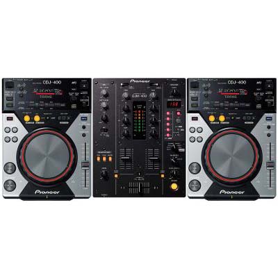 Photo annonce Pack 2 platines cdj 400 & mixer djm 400