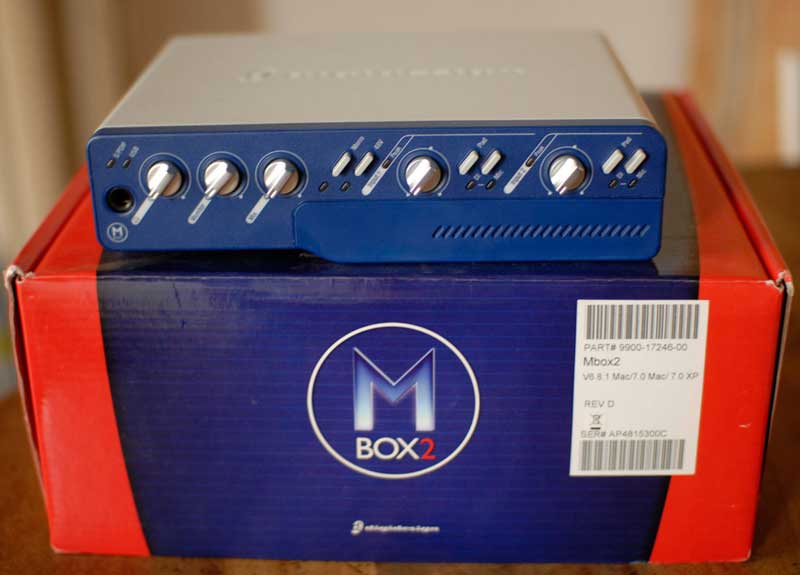 Photo annonce Digidesign Mbox 2 audio 24 bit & Pro Tools