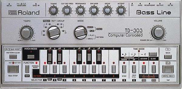 Photo : Roland TB 303 Boite Sequenceur