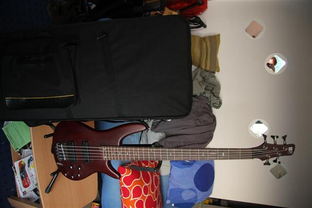 Photo annonce Basse 5 cordes Ibanez SR 505 Bartolini