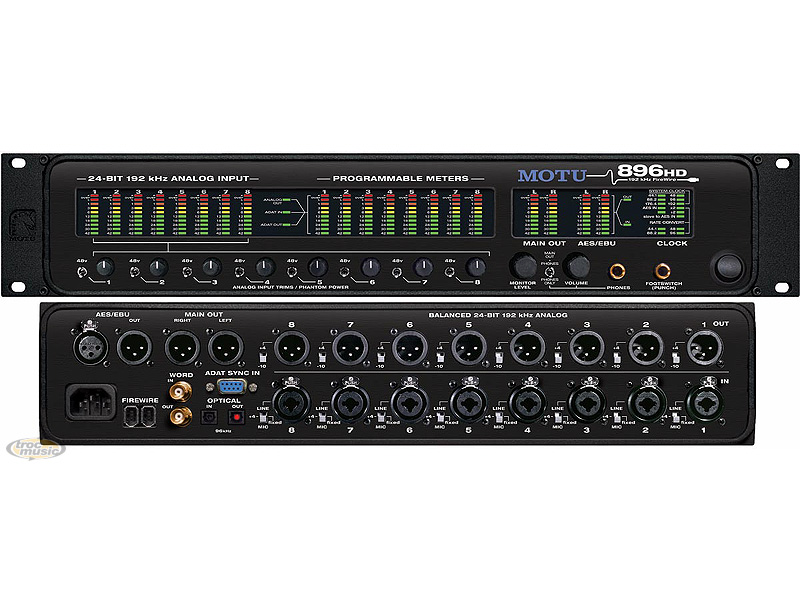 Photo annonce MOTU 896HD 8 preamp & 8 canaux