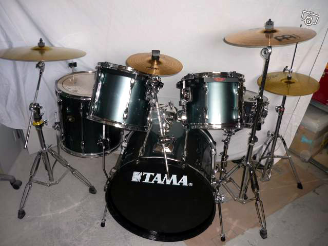 Photo : TAMA Rockstar & Jeu de Cymbales