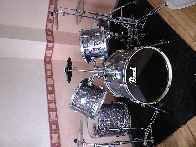 Photo annonce Batterie Pearl EXR & Zildjian titanium
