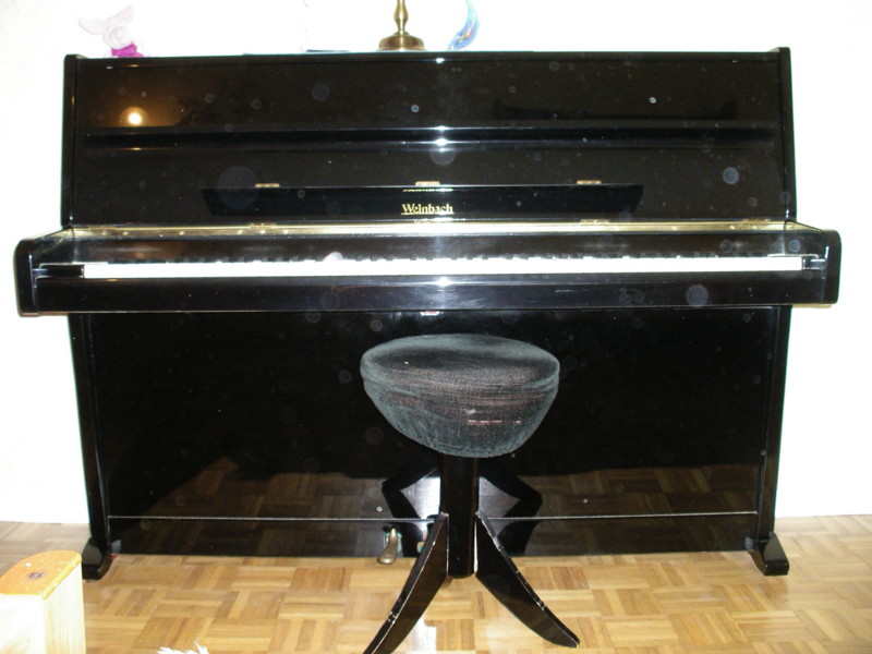 Photo annonce Piano droit WEINBACH Laque noir