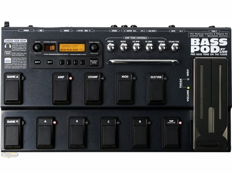 Photo annonce Line 6 bass Pod XT live Preampli Pedales
