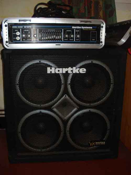 Photo annonce Hartke tete HA3500 & fly + baffle VX410