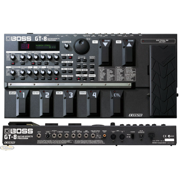 Photo : Boss Gt 8 Pedalier Multi Effets Guitare