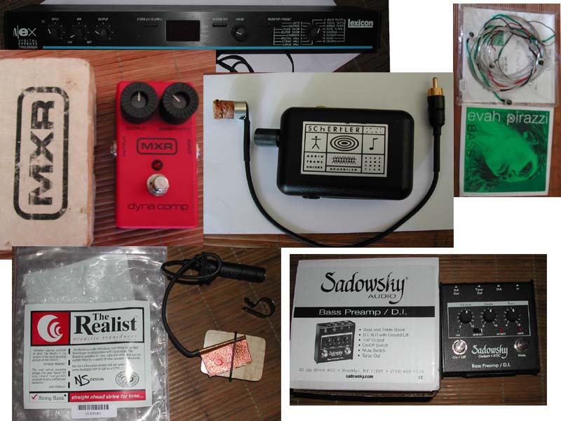 Photo : Preampli & Cellules pour Contrebasse