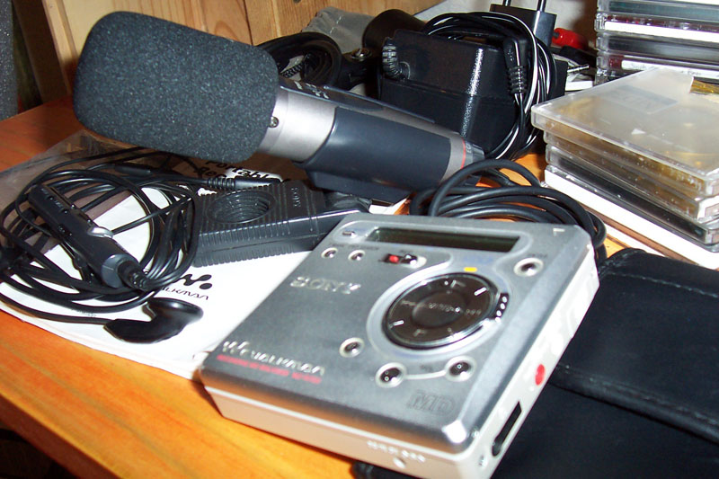 Photo annonce Minidisc Sony MZ 700 & micro Sony MS 907
