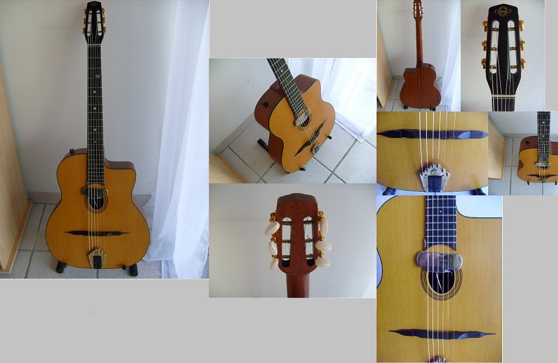 Photo annonce Guitare Manouche Cigano GJ 10 & micro Stimer