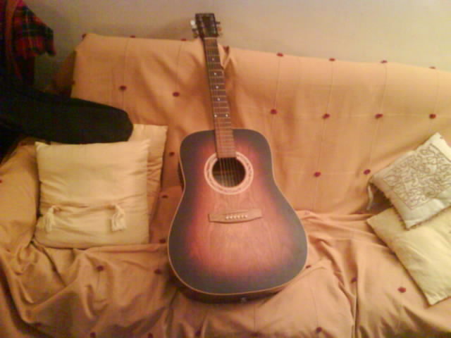 Photo annonce Guitare Art & lutherie wild cherry electro