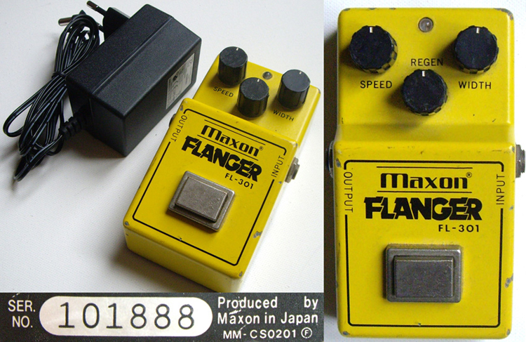 Photo annonce Pedale Flanger Maxon FL 301 Original Japan