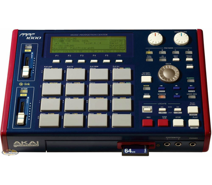 Photo annonce Akai MPC 1000 & DD 80 + OSJJ2XL + 128 mo