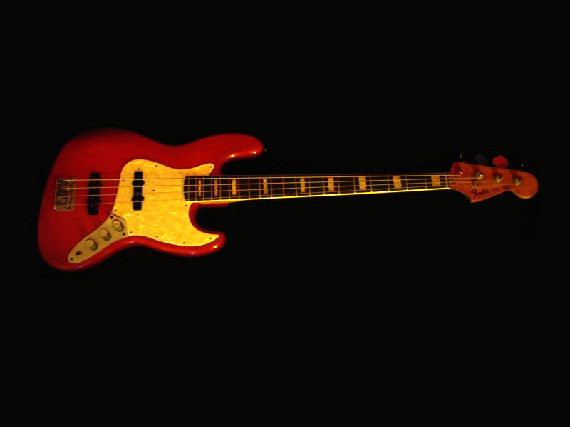 Photo annonce Jazz Bass Fender Red