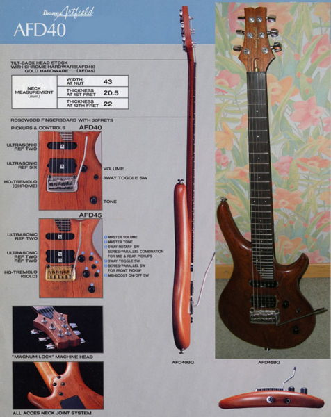 Photo : ibanez ARTFIELD