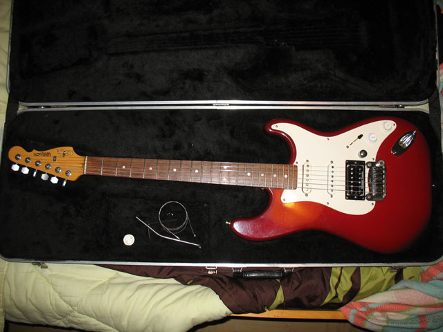 Photo annonce Guitare G&L Legacy US candy apple red