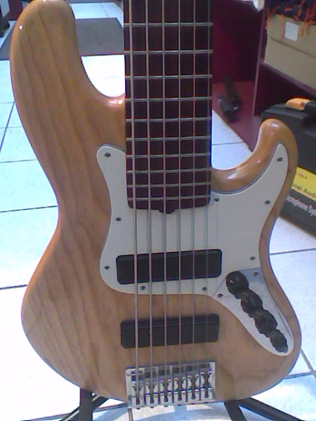 Photo : basse 6 cordes DNG Jazz Bass