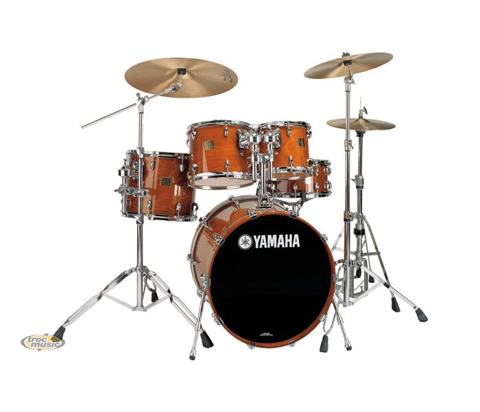 Photo : Yamaha Beech Custom & Zildjian + Paiste