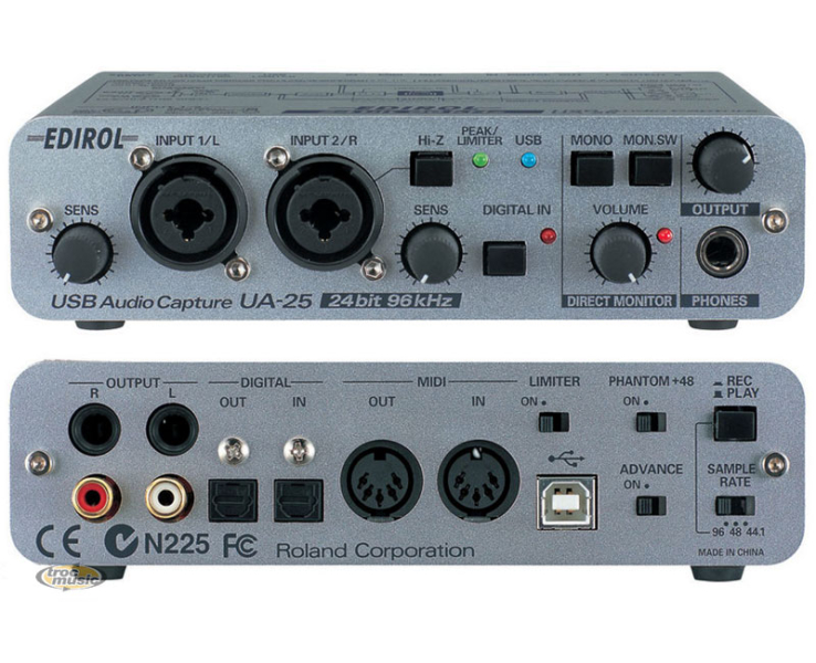 Photo annonce Edirol UA 25 Audio Capture USB