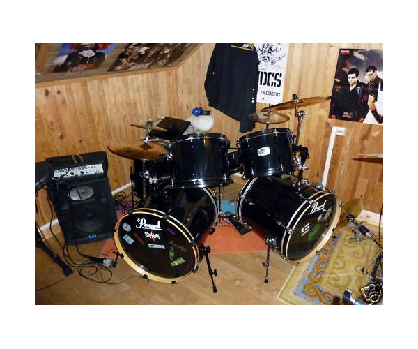 Photo : Batterie Pearl 6 futs & Cymbales