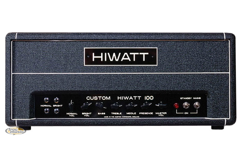 Photo : Tete d ampli HIWATT CUSTOM 100 a lampes