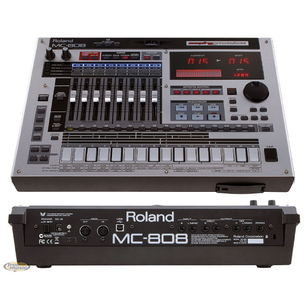 Photo annonce Groovebox MC 808 Roland 16 pads