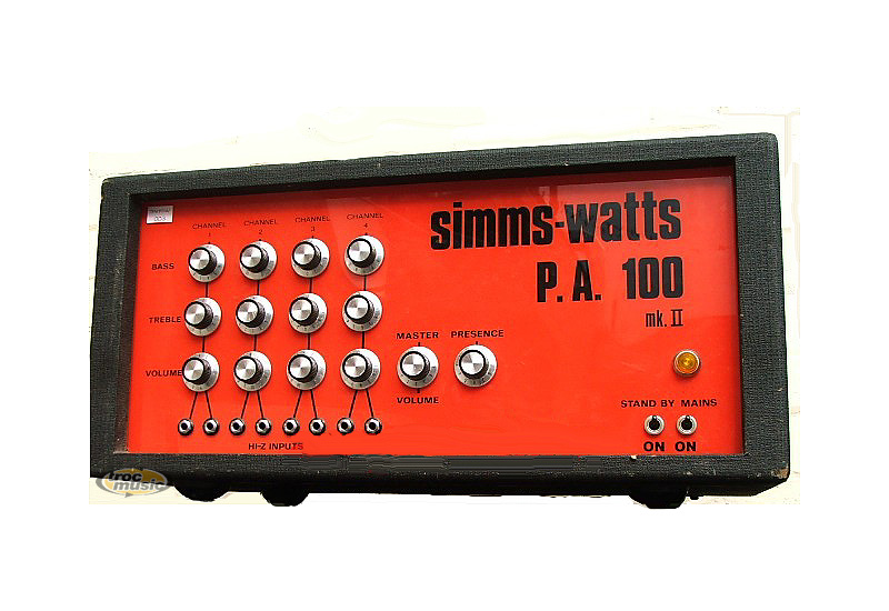 Photo : Ampli Simms Watts MKII 100w