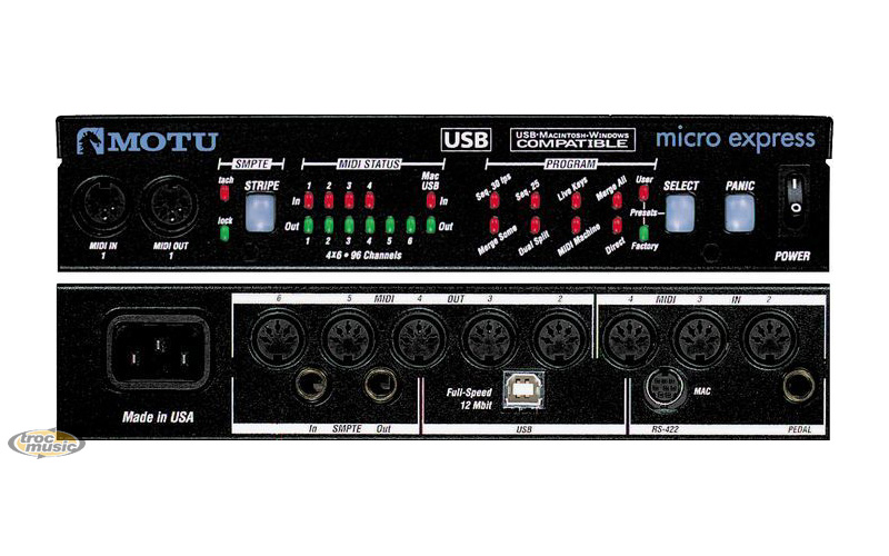 Photo : MOTU Micro Express Interface MIDI