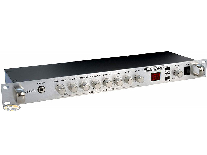 Photo : Preampli Tech 21 SansAmp PSA 1 en rack