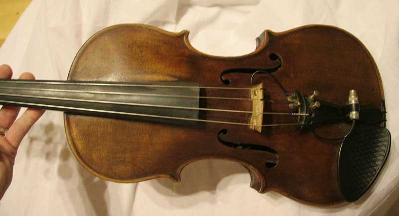 Photo : Violon allemand 150 ans Label Pa