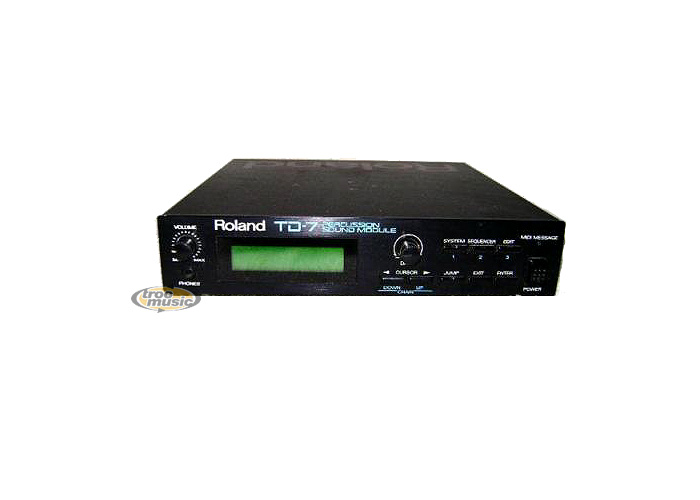 Photo annonce Batterie Roland complete Module TD 7