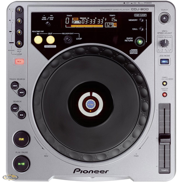 Photo : Lecteur DJ Pro Pioneer CDJ 800