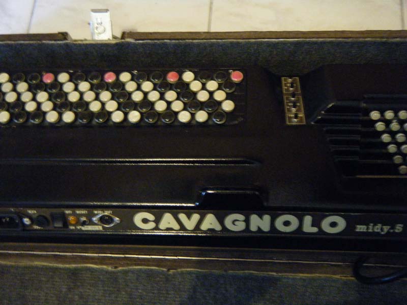 Photo annonce Clavier Accordeon Cavagnolo touches boutons