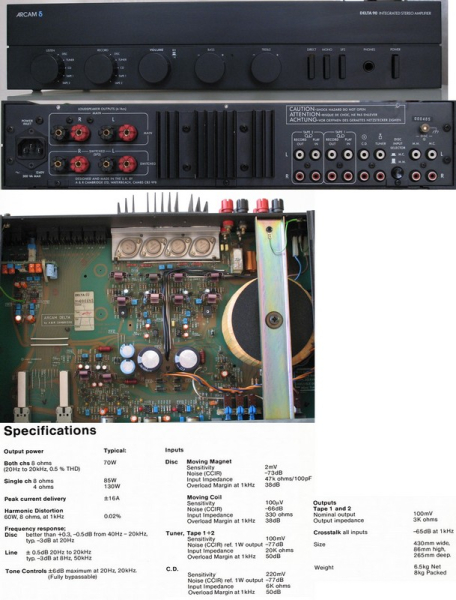 Photo annonce Ampli Audiophile Arcam Delta 90