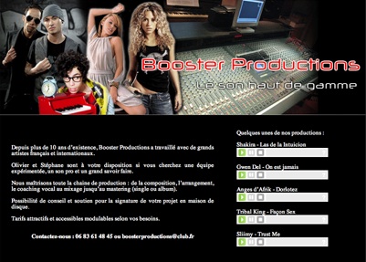 Photo annonce Realisations Arrangements & Mixes