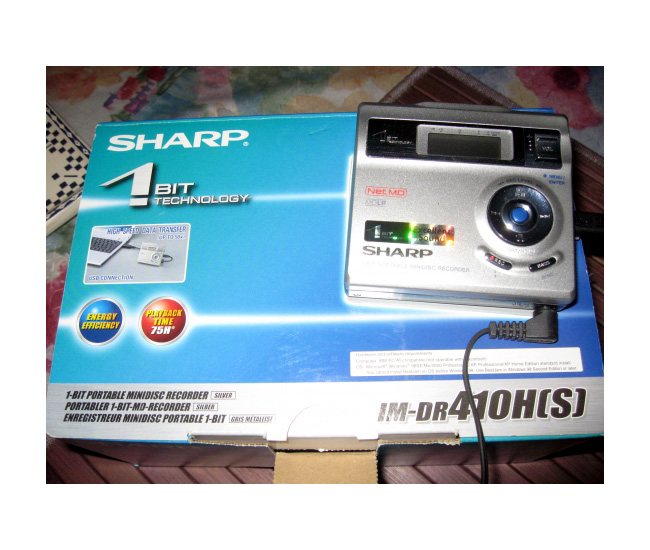 Photo annonce MINIDISC SHARP NET MD