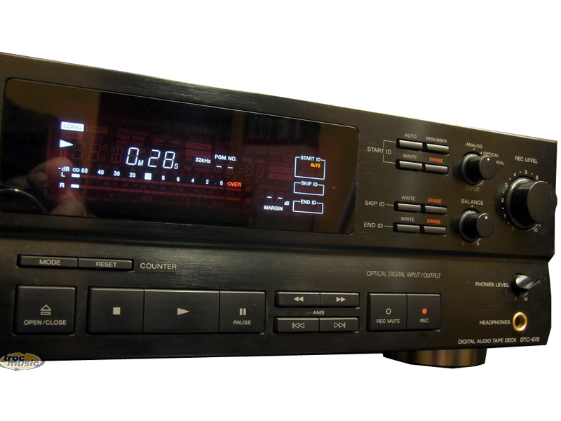 Photo annonce DAT Sony DTC 670 Lecteur enregistreur