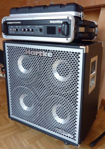 Photo annonce Tete Ampli Basse Hartke LH 500 + flight case