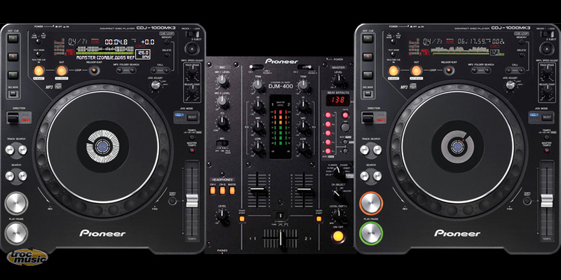 Photo annonce Pack  DJ  Pioneer CDJ1000 MK3 + DJM400
