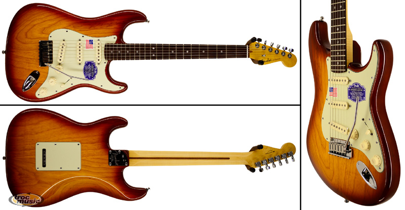 Photo annonce Fender American deluxe tobacco sunburst 2011