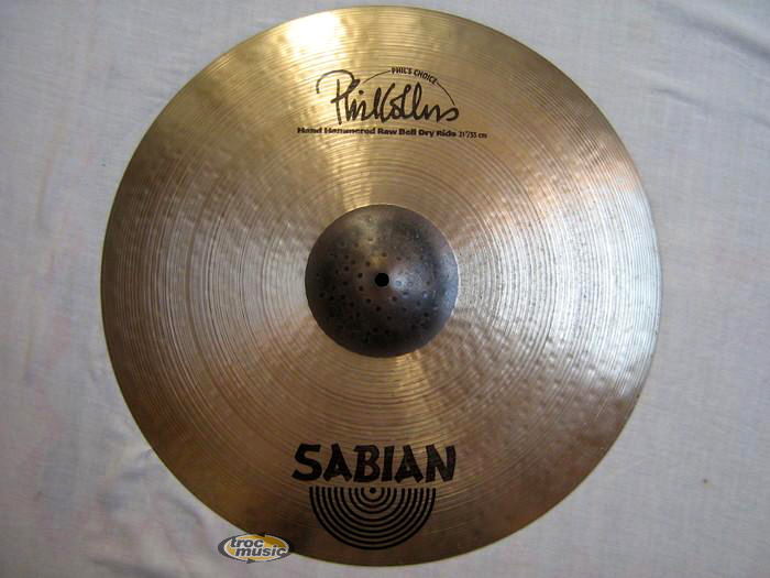 Photo annonce Ride Sabian Raw Bell Dry 21 Phil Collins