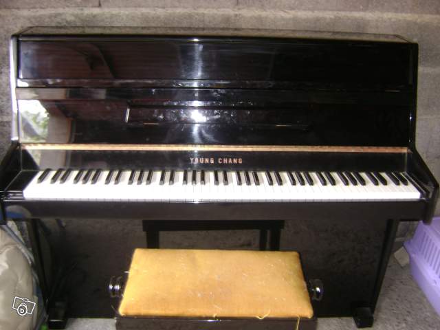 Photo annonce Piano Young Chang cadre metal + banquette 