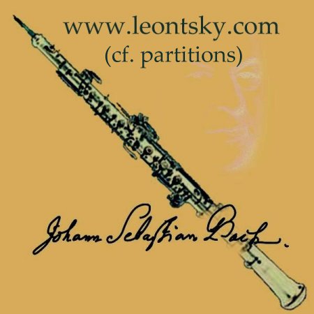 Photo annonce BACH pour Hautbois Partitions